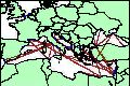 Mediterranean Sea, 130 BCE-200 CE, trade routes