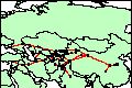 Central Asia, 1 CE-1400 CE, 'Silk Road' routes