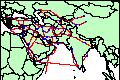 Middle East and India,1300-1600 CE, trade and pilgrimage routes