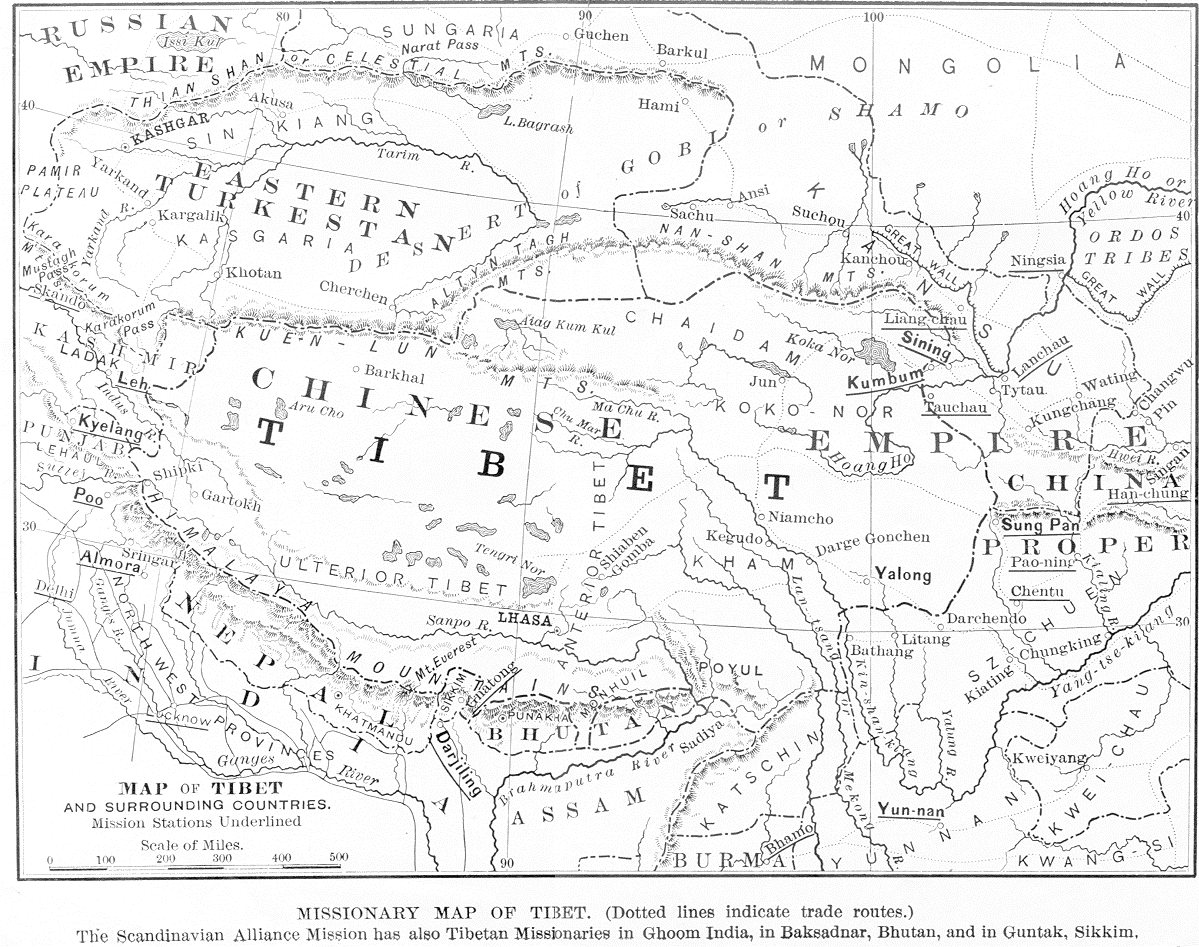 Map Tibet