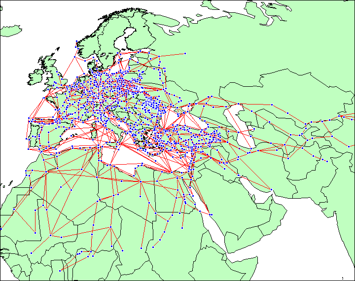 trade routes of Africa and Europe