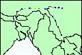 Tibet, Sichuan and Yunnan, 680-1950 CE - data set 1, 'Tea and Horse' routes